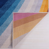 Ladole Opal Abstract Style Modern Indoor Rainbow Rug