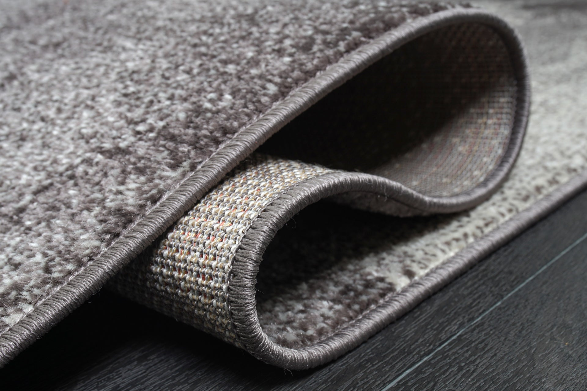 Logan Rustic Marble Design Modern Dark Grey Carpet