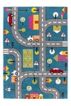 Moda Kids Play Carpet Cars Design - 