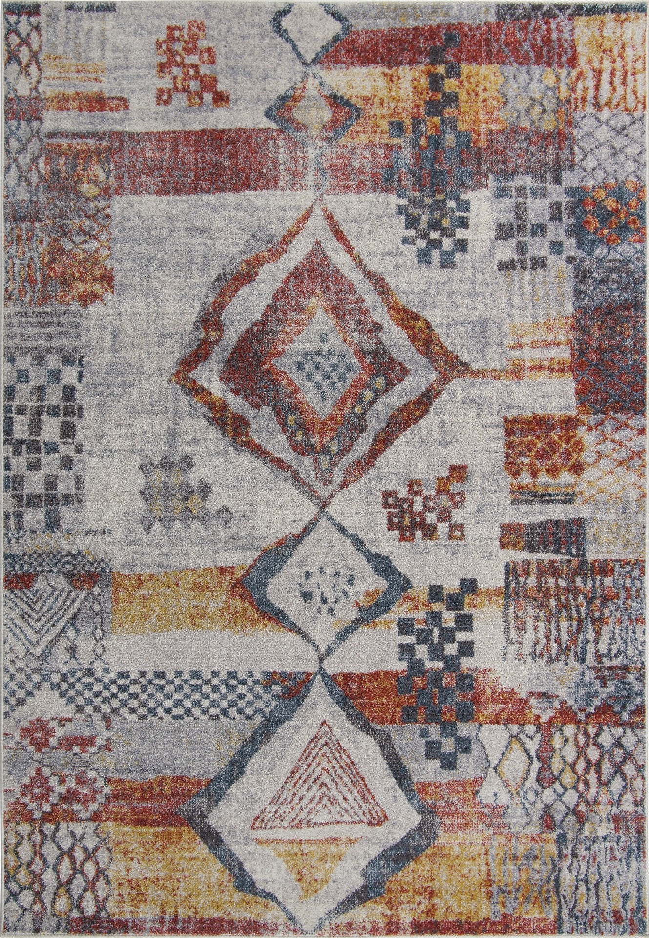 Morocco Distressed Multicolor Southwestern Rugs
