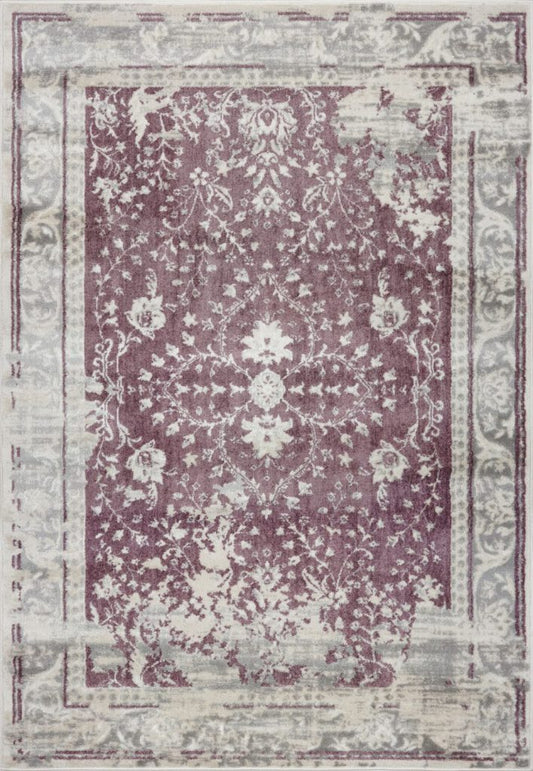 Garnet Champagne Rose Cream Area Rug - 