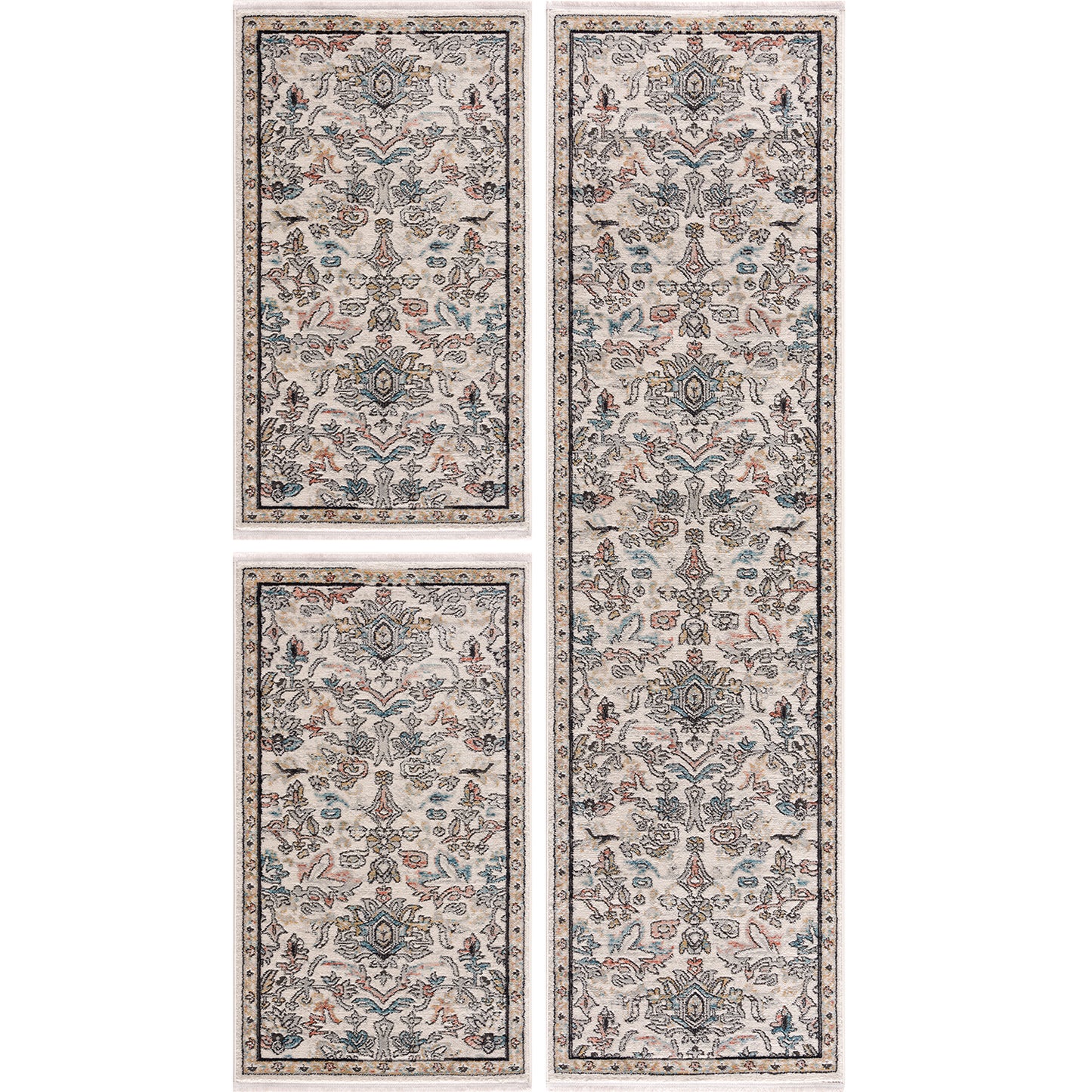 la dole rugs traditional persian oriental paisly ivory grey teal turquoise red orange area rug 9x12, 10x13 ft Large Big Carpet, Living Room, Beroom