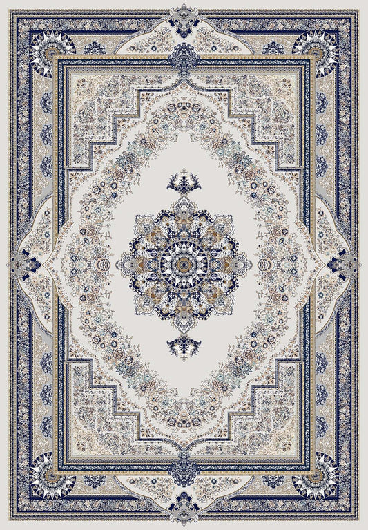 traditional blue and grey flat pile area rug 5x7, 5x8 ft Contemporary, Living Room Carpet, Bedroom, Home Office