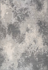 Grey Ivory Abstract Rustic Minimalist Modern Area Rug For Living Room, Bedroom