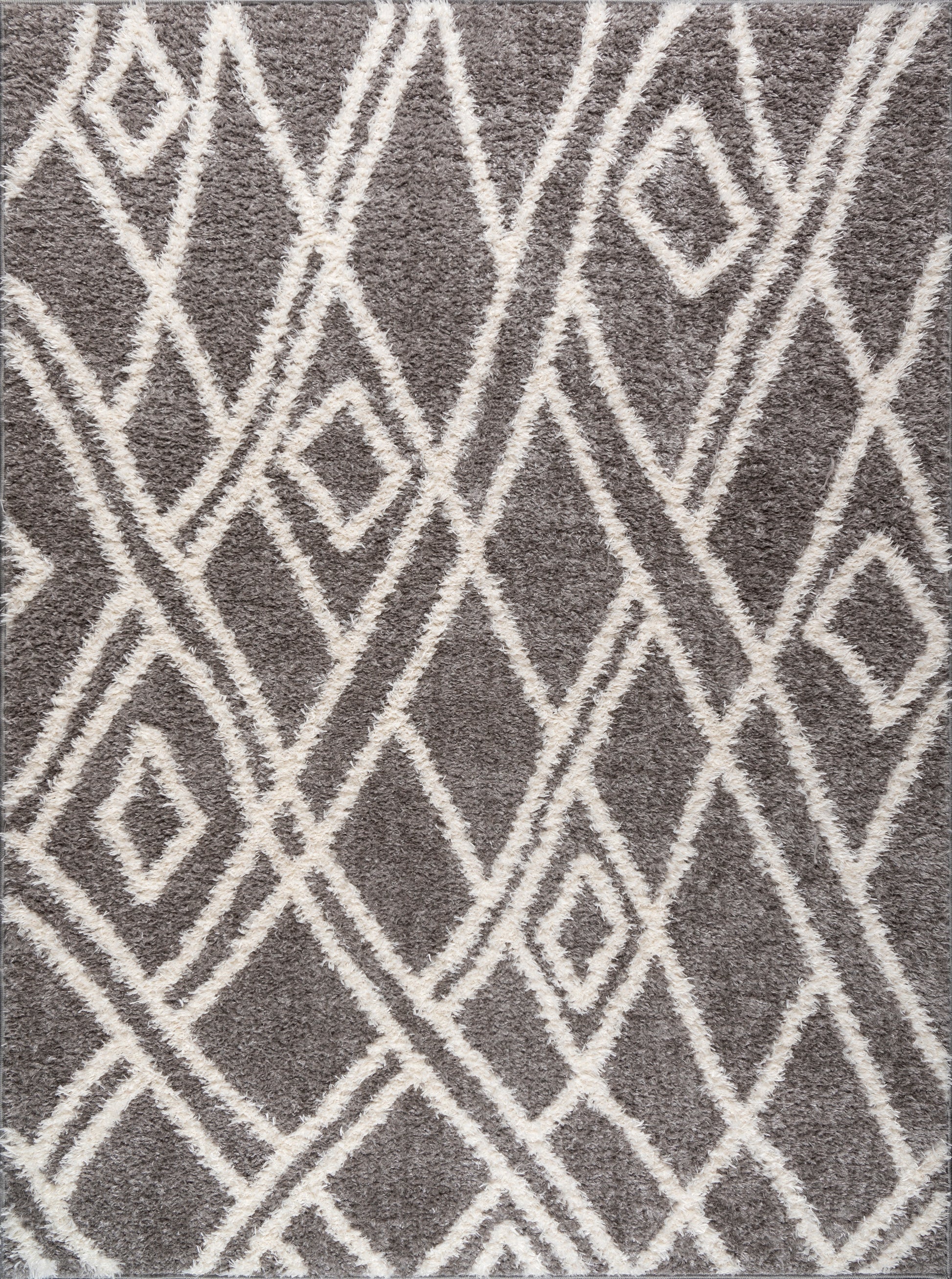 grey off white abstract fluffy shaggy area rug for living room bedroom 2x3 Doormat, Entrance, Balcony, Bathroom, Washroom
