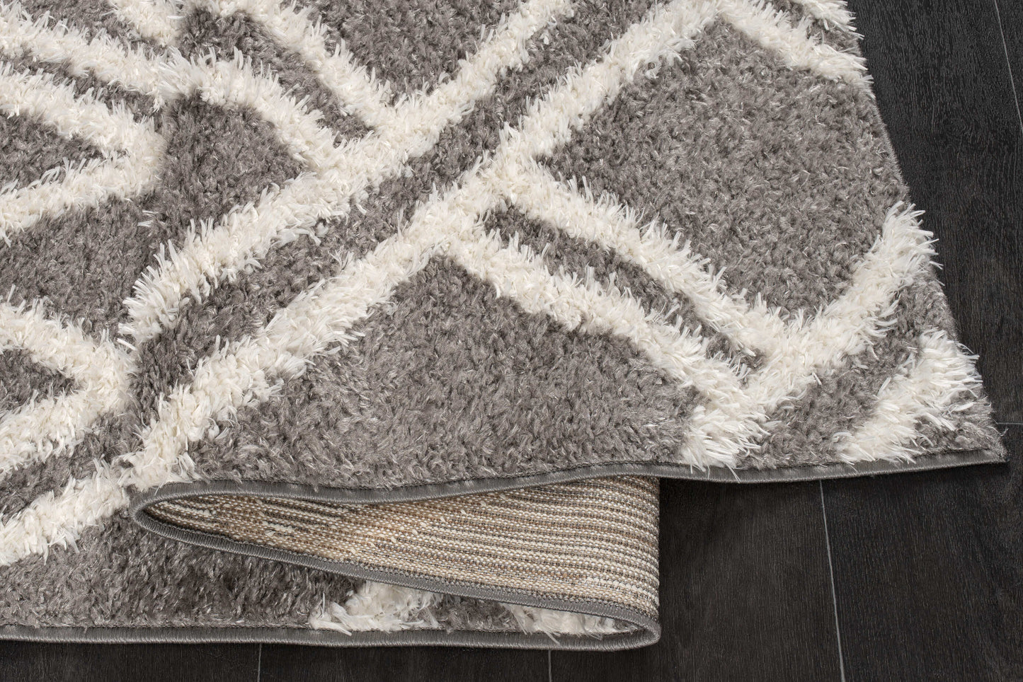 grey off white abstract fluffy shaggy area rug for living room bedroom 2x8, 3x10, 2x10 ft Long Runner Rug, Hallway, Balcony, Entry Way, Kitchen, Stairs