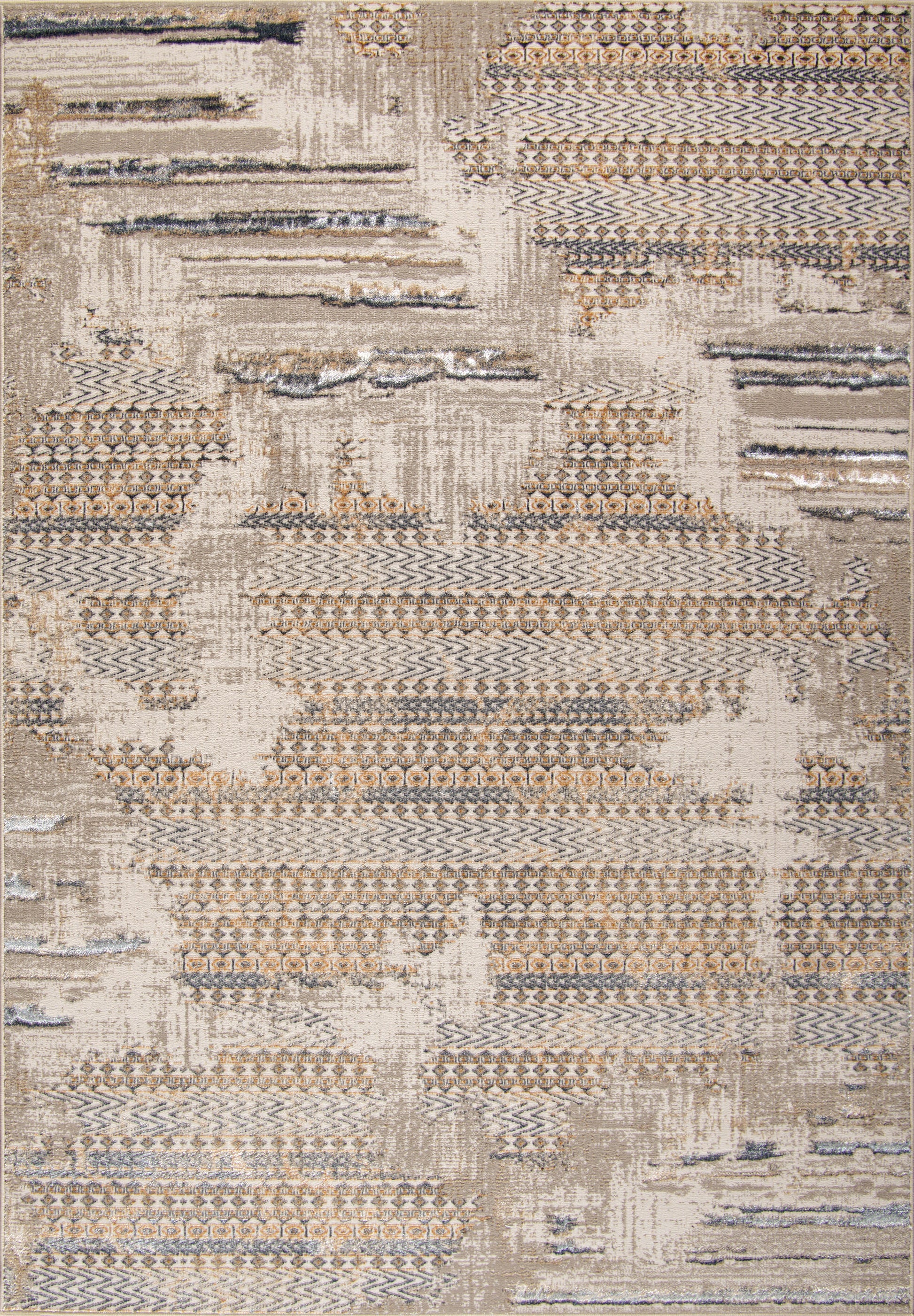 beige brown grey metalic abstract rustic modern contemporary area rug 4x6, 4x5 ft Small Carpet, Home Office, Living Room, Bedroom