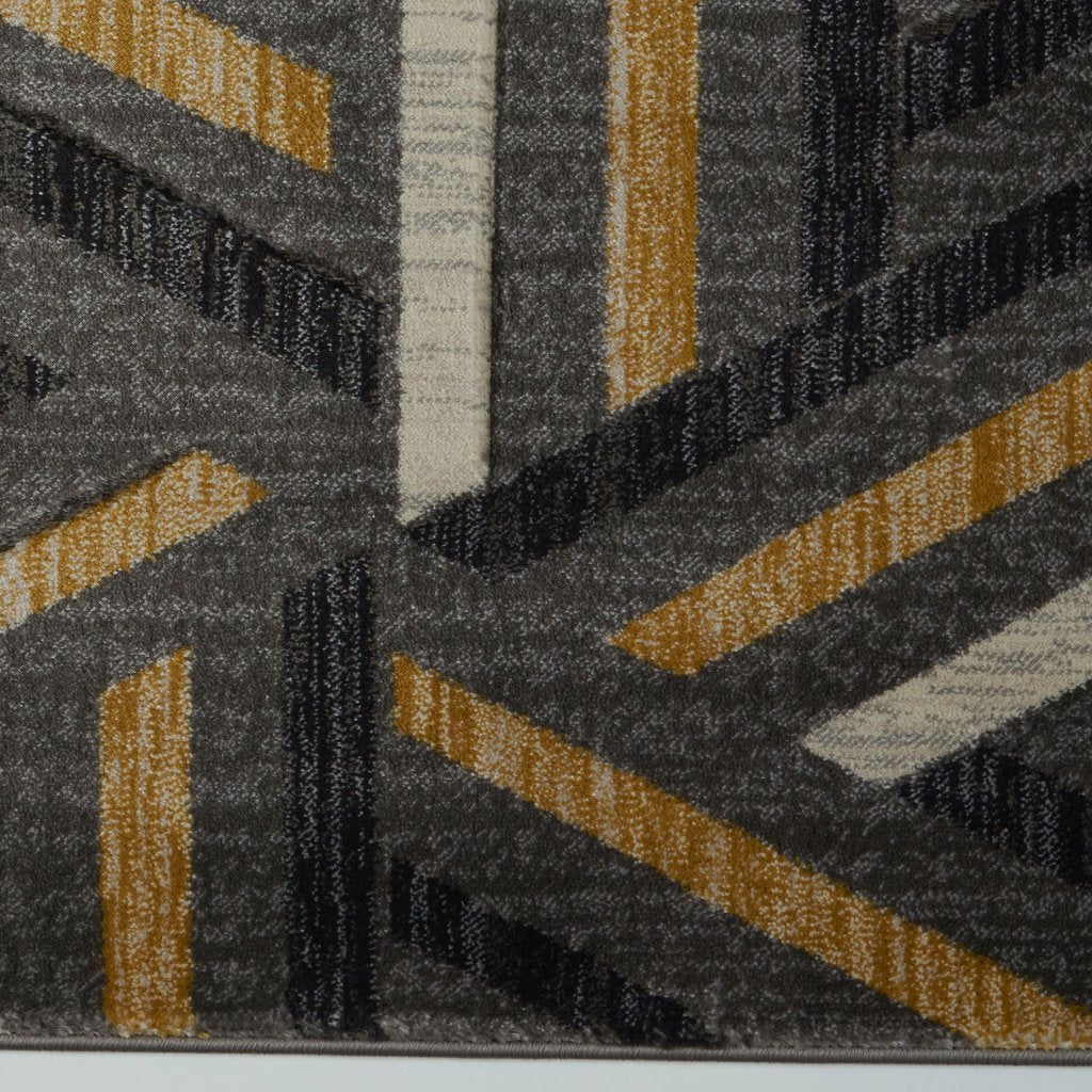 ladole rugs lynn valley grey gold mat 2x8, 3x10, 2x10 ft Long Runner Rug, Hallway, Balcony, Entry Way, Kitchen, Stairs