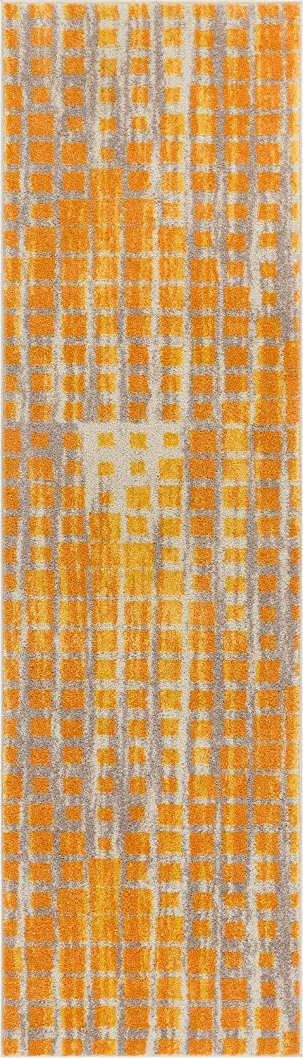 grand square yellow area rug 6x8, 6x9 ft Living Room, Bedroom, Dining Area, Kitchen Carpet