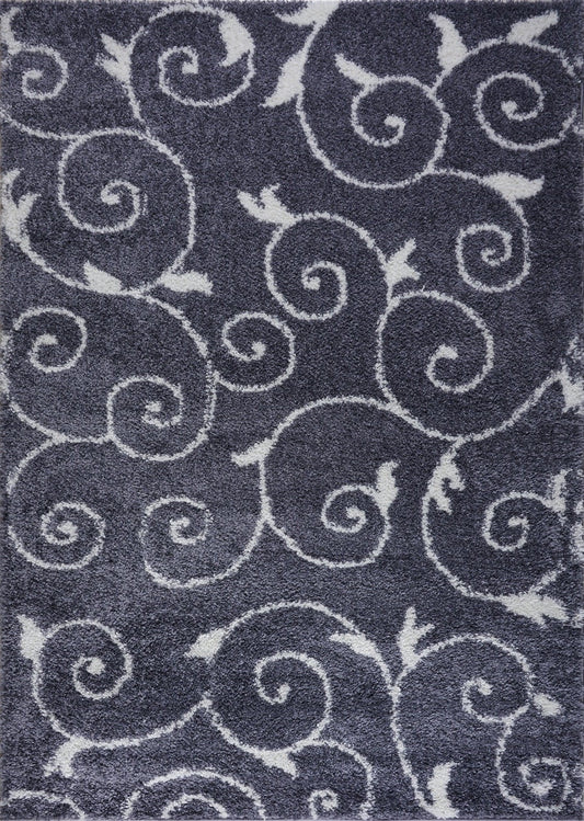 ladole rugs shaggy rabat abstract pattern sustainable spirals style indoor small mat doormat rug in dark grey white 2x3 Doormat, Entrance, Balcony, Bathroom, Washroom