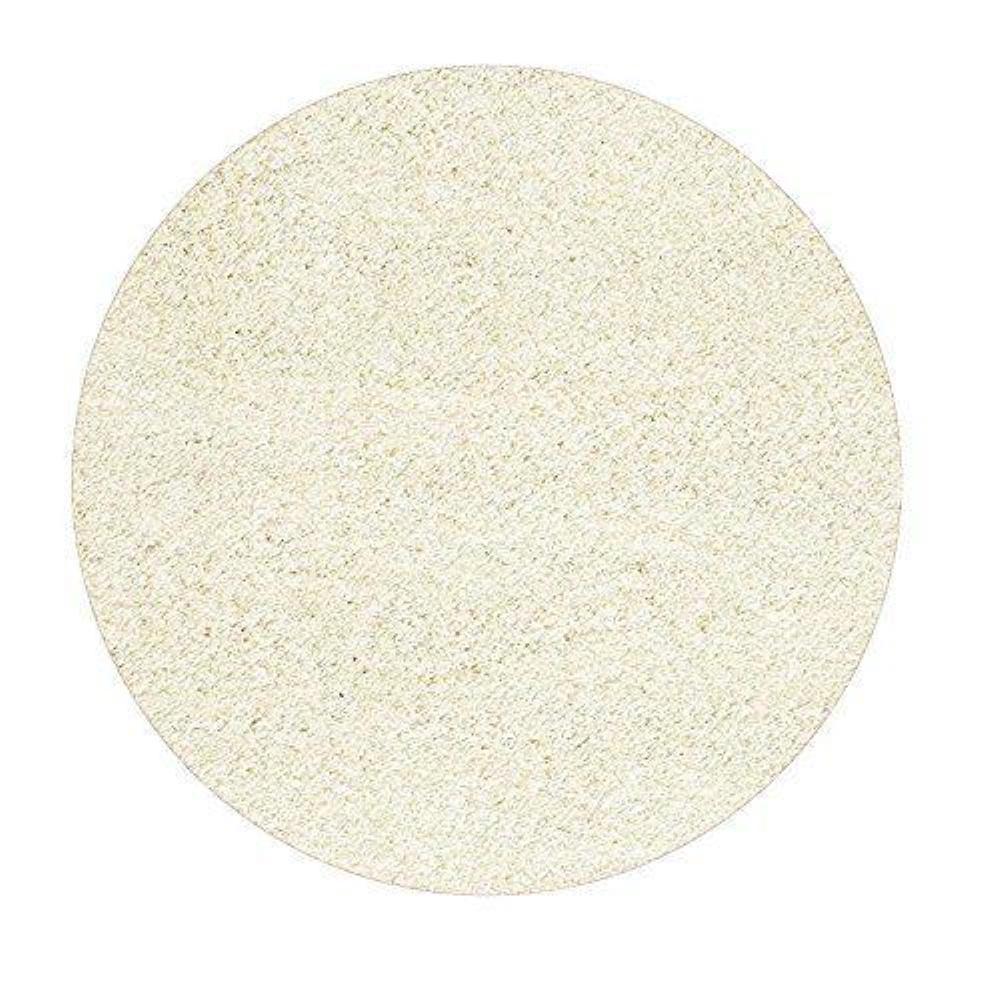 Off White Solid Shaggy Area Rug - Ladolerugsca